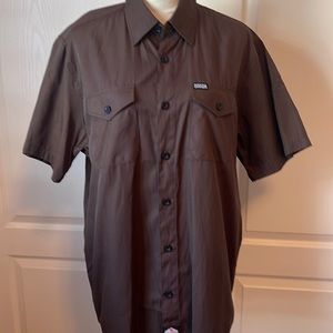 DIXXON men’s Workforce short sleeve shirt. EUC size Large.